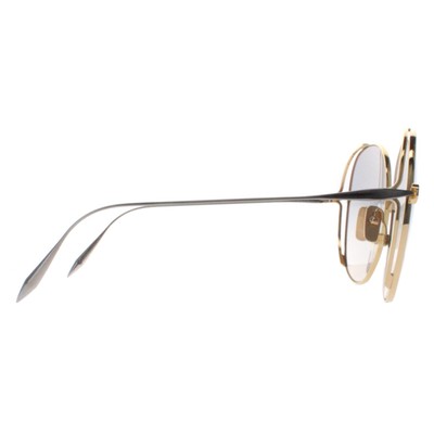 Pre-owned Dita Sunglasses Arohz Dts156-a-01 Gold Black Palladium Light Gray Tan Gradient