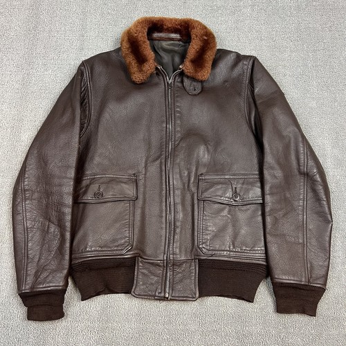 Vintage 50's G-1 USN Leather Bomber Flight Jacket 7823 Men's Vintage 50's G-1 USN Leather Bomber Flight Jacket 7823 Men's