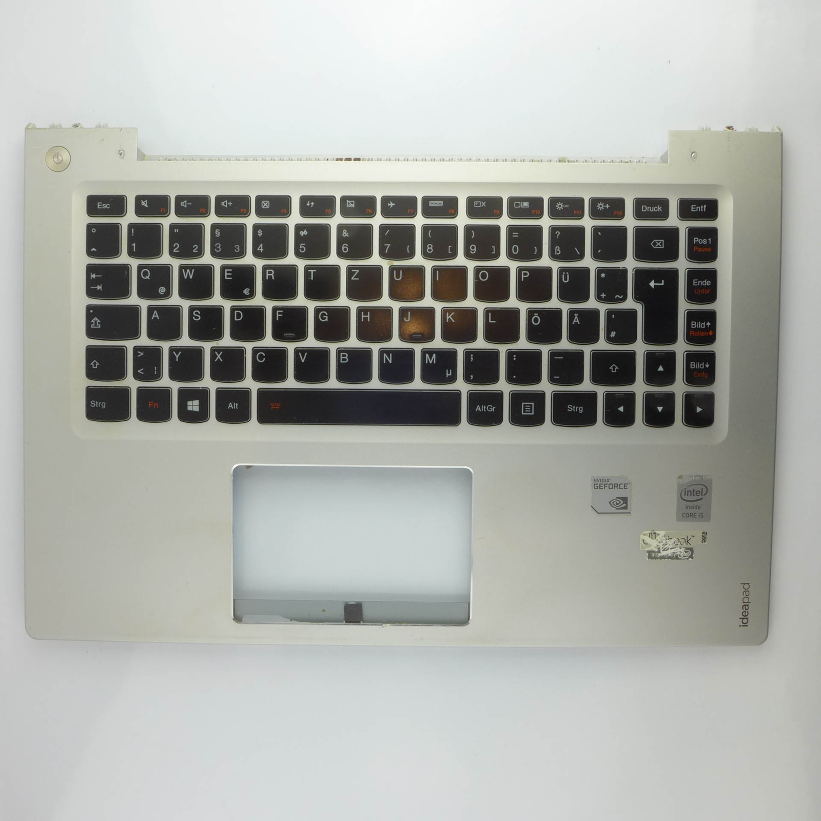 Lenovo Ideapad U430 Touch Gehäuse Tastatur touchpad palmrest TEIL DEFEKT