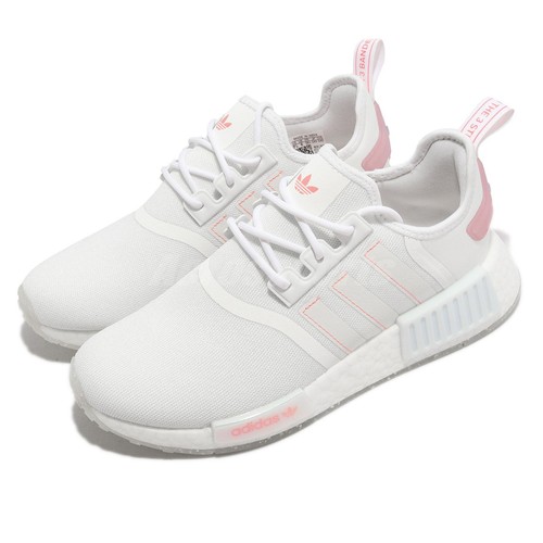 

Adidas Originals NMD_R1 W Boost Бело-Розовые женские повседневные повседневные туфли GW5679, Белый, Nmd_r1 W