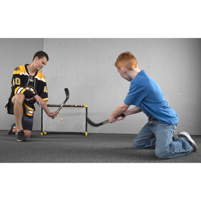 Franklin Sports Mini Hockey Goal Set with Target - NHL - Tuukka Rask