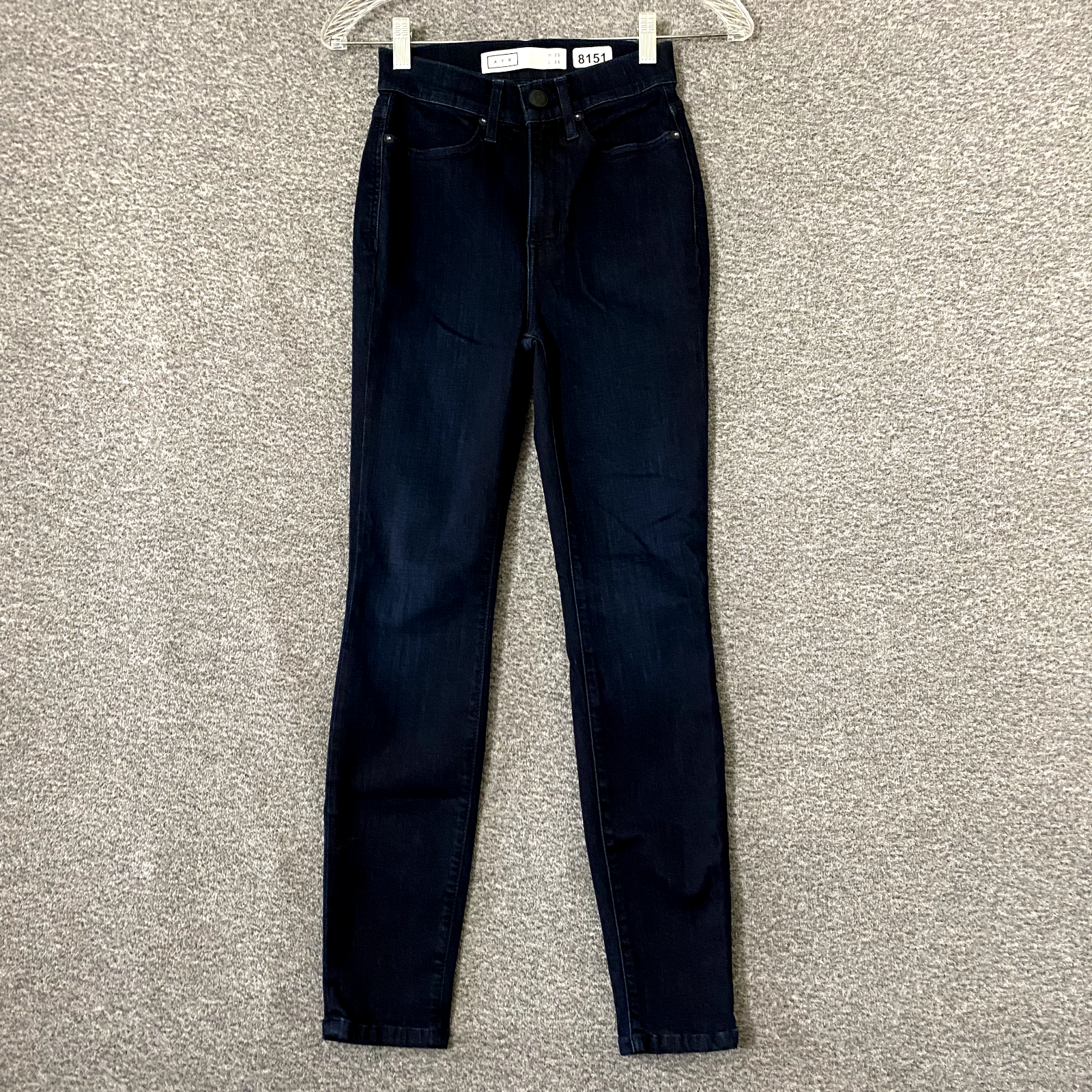 AYR Women's Size 25x26 Jaguar Legs High Rise Skinny Stretch