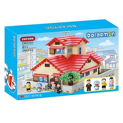 Oxford DR3701 Doraemon Nobita Nobi House Brick Building Figures