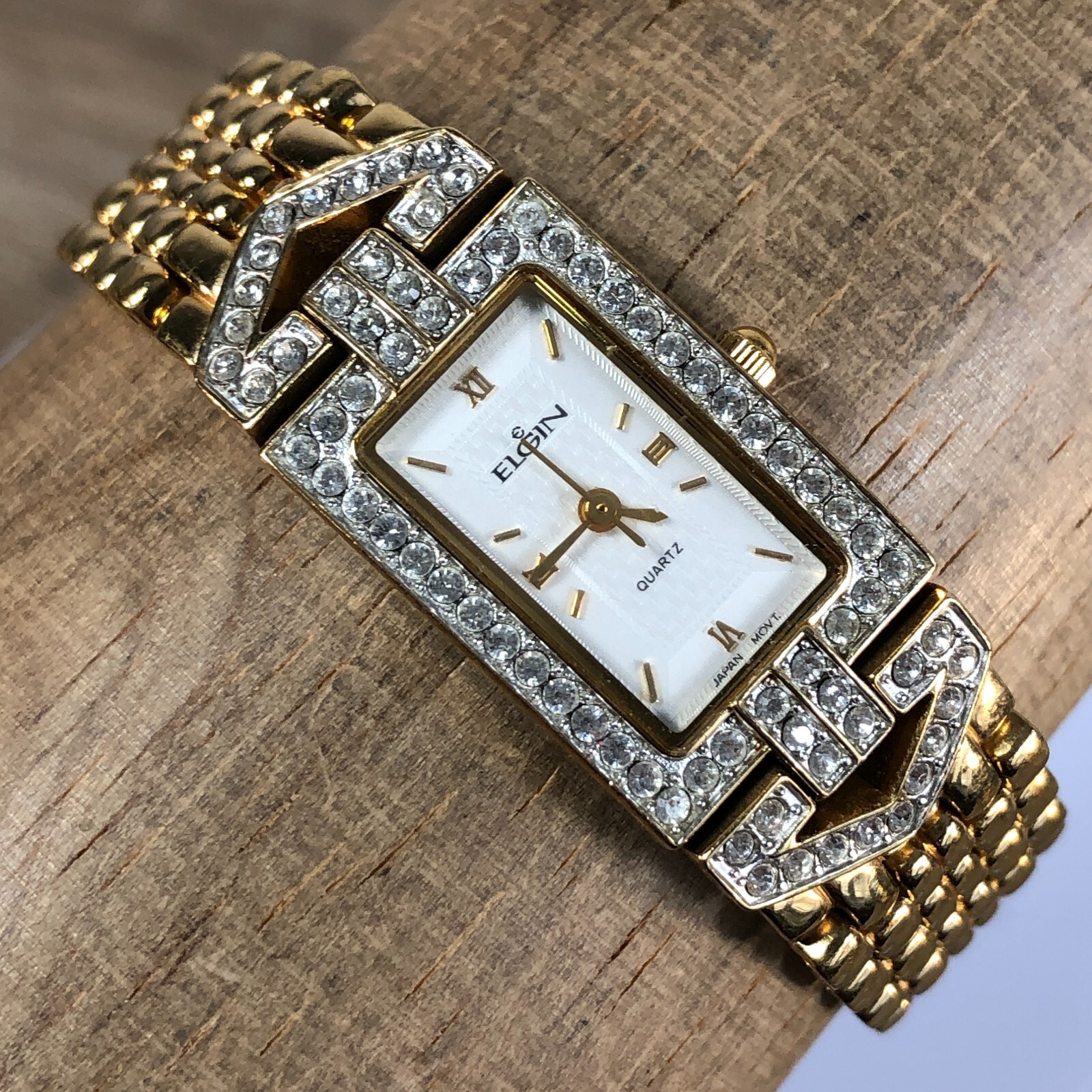 ELGIN  腕時計レディース Vintage Ladies Elgin II Bangle Watch with Hinged Bracelet