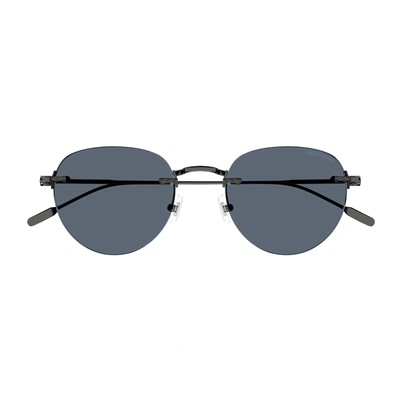 MONTBLANC MONT BLANC MB0239S-003 RUTHENIUM RUTHENIUM GREY SUNGLASSES