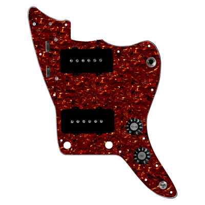 920D Custom Jazzmaster Grit Upgrade Loaded Pickups / guard Black on Tortoise