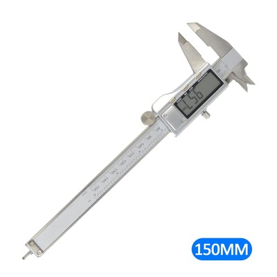 LCD Digital Electronic Vernier Caliper Gauge Stainless Steel Micrometer