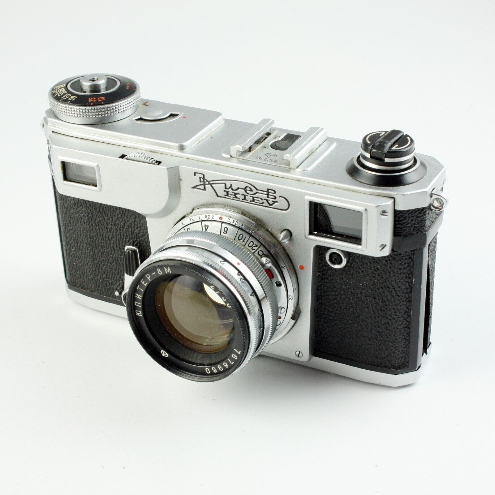 Kiev Model 4am 35mm Rangefinder Camera + Jupier-8M 50mm f/2 Kiev Model 4am 35mm Rangefinder Camera + Jupier-8M 50mm f/2