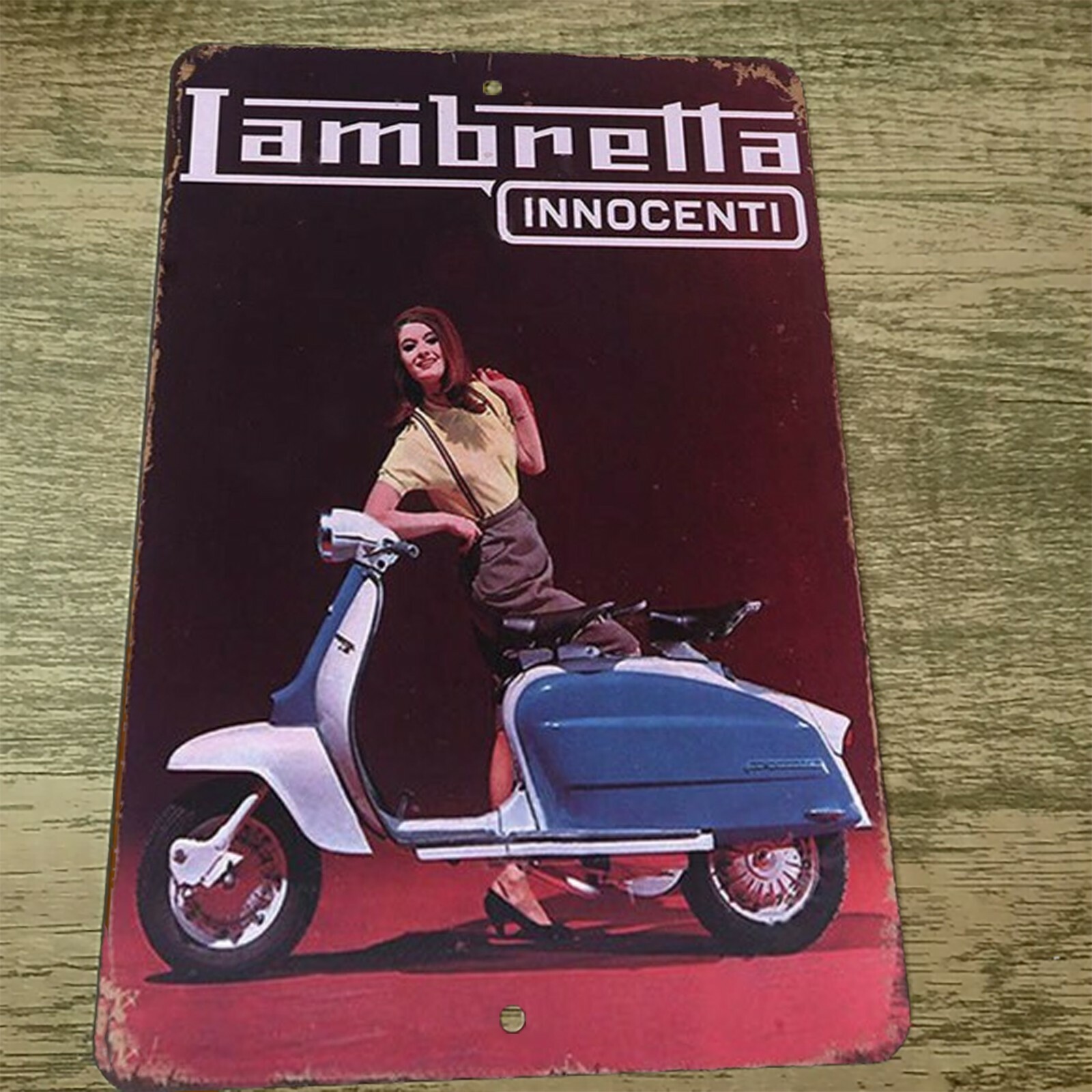 若者の大愛商品 Innocenti Lambretta Vintage Motorcycle Moped Scooter Look 洋書