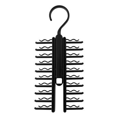 Tie Hanger Belt Tie Rack with 360 Swivel Necktie Scarf Shawl Organization Closet