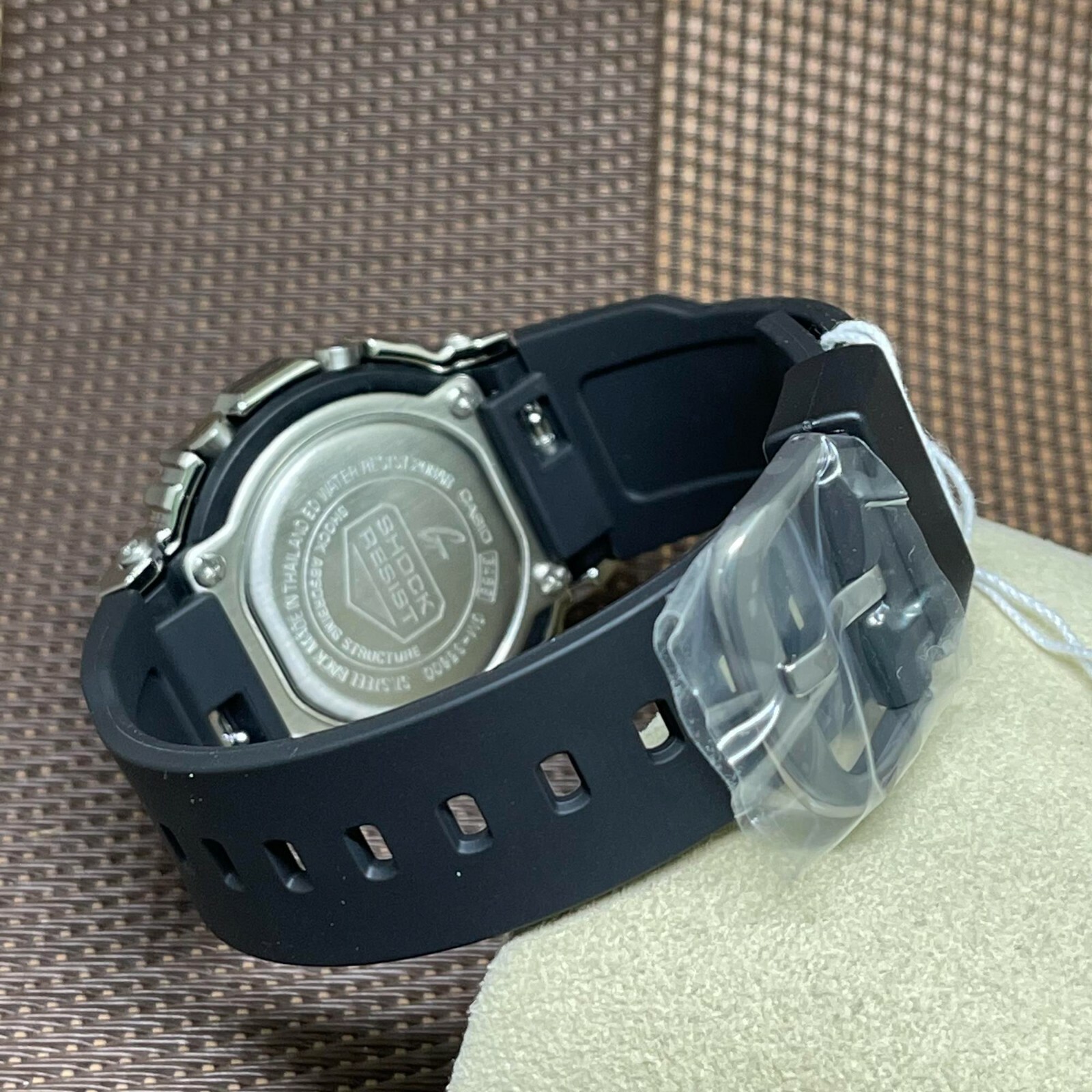 Pre-owned Casio G-shock Gm-s5600-1d Black Square Faced Standard Digital Ladies' Watch