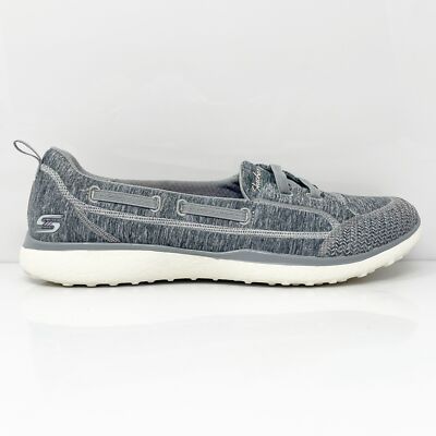 

Женские кроссовки Skechers Microburst Topnotch 23317 серые повседневные кроссовки размер 8.5, Серый, Microburst Topnotch