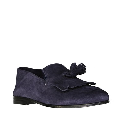 Pre-owned Ferragamo Arizona Loafers In Blue