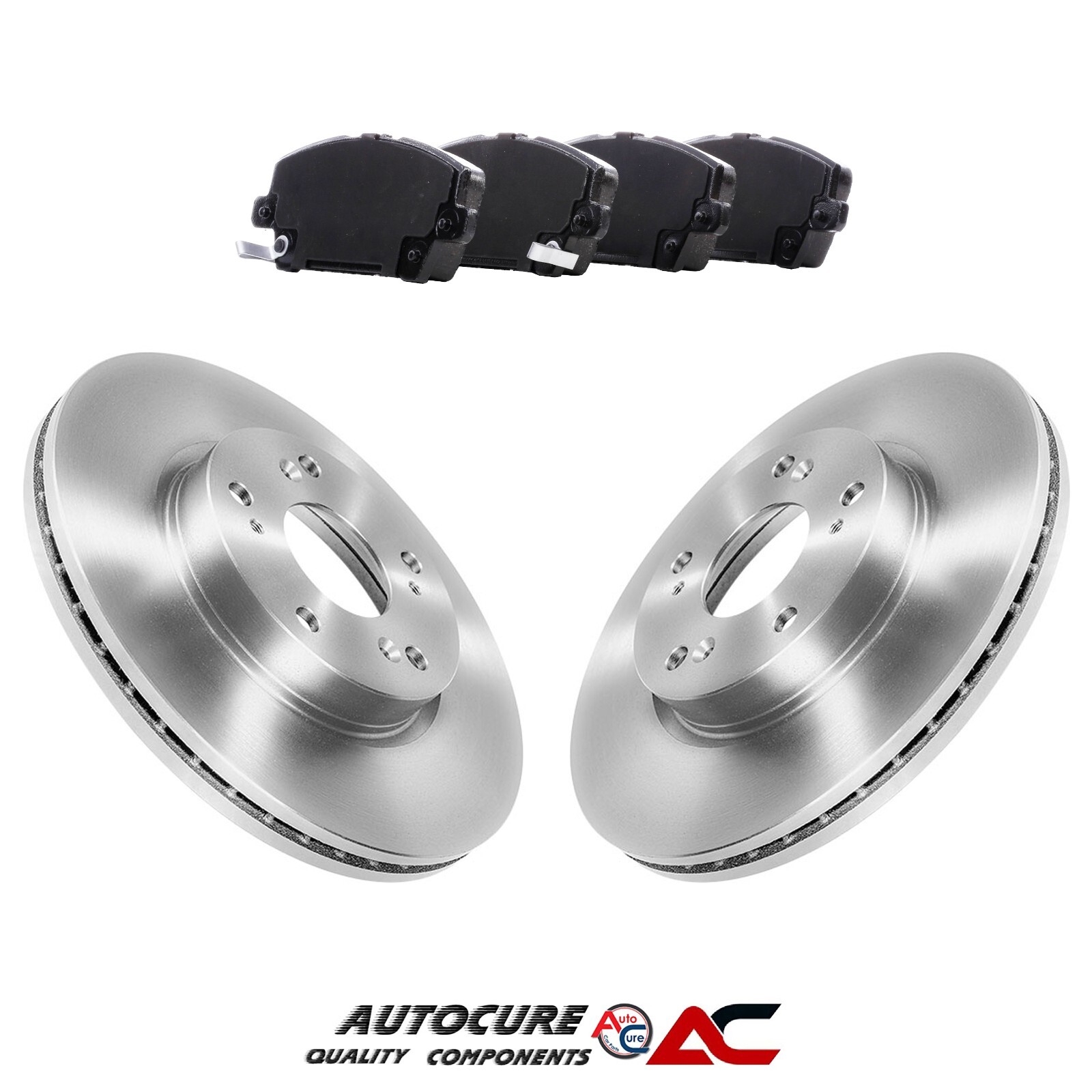 FOR HONDA CIVIC 1.4 1.8 2.2 CDTi 2006-2011 FRONT VENTED 282mm BRAKE DISCS & PADS
