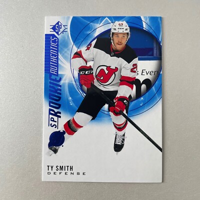 2020 Upper Deck SP Hockey #114 Ty Smith RC Rookie Authentics Blue