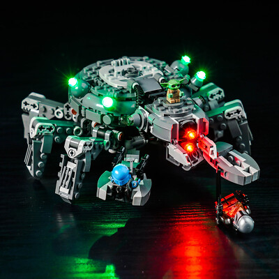 Hilighting LED Light Kit for LEGO Spider Tank 75361 Building DIY Decor Lighting