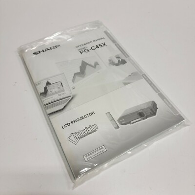 NEW USERS MANUAL & DISC's for Sharp Notevision Model PG-C45X 3LCD Projector