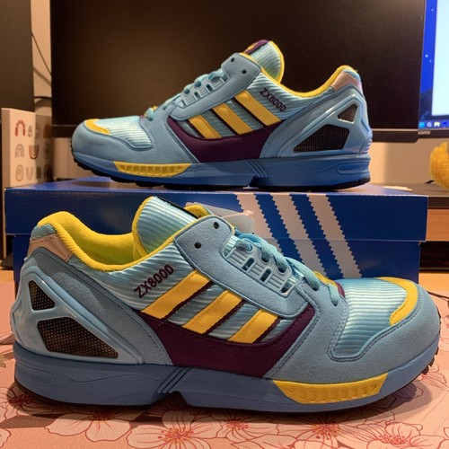 Adidas ZX 8000 Aqua Blue Torsion Sneakers RARE BNIB DS
