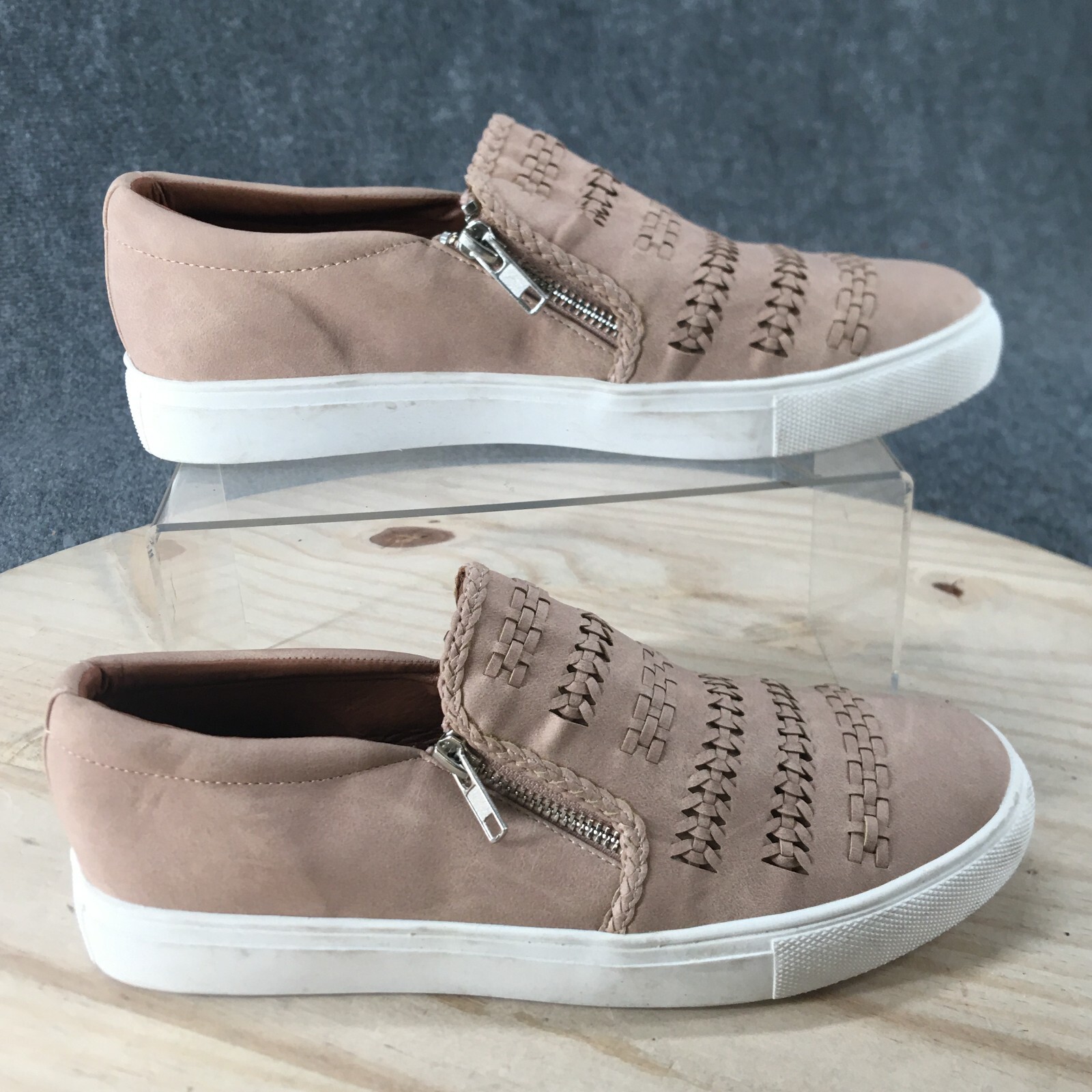 argue×U-DOT SLIP-ON NUDE BEIGE ALW SLIP-ON BEIGE
