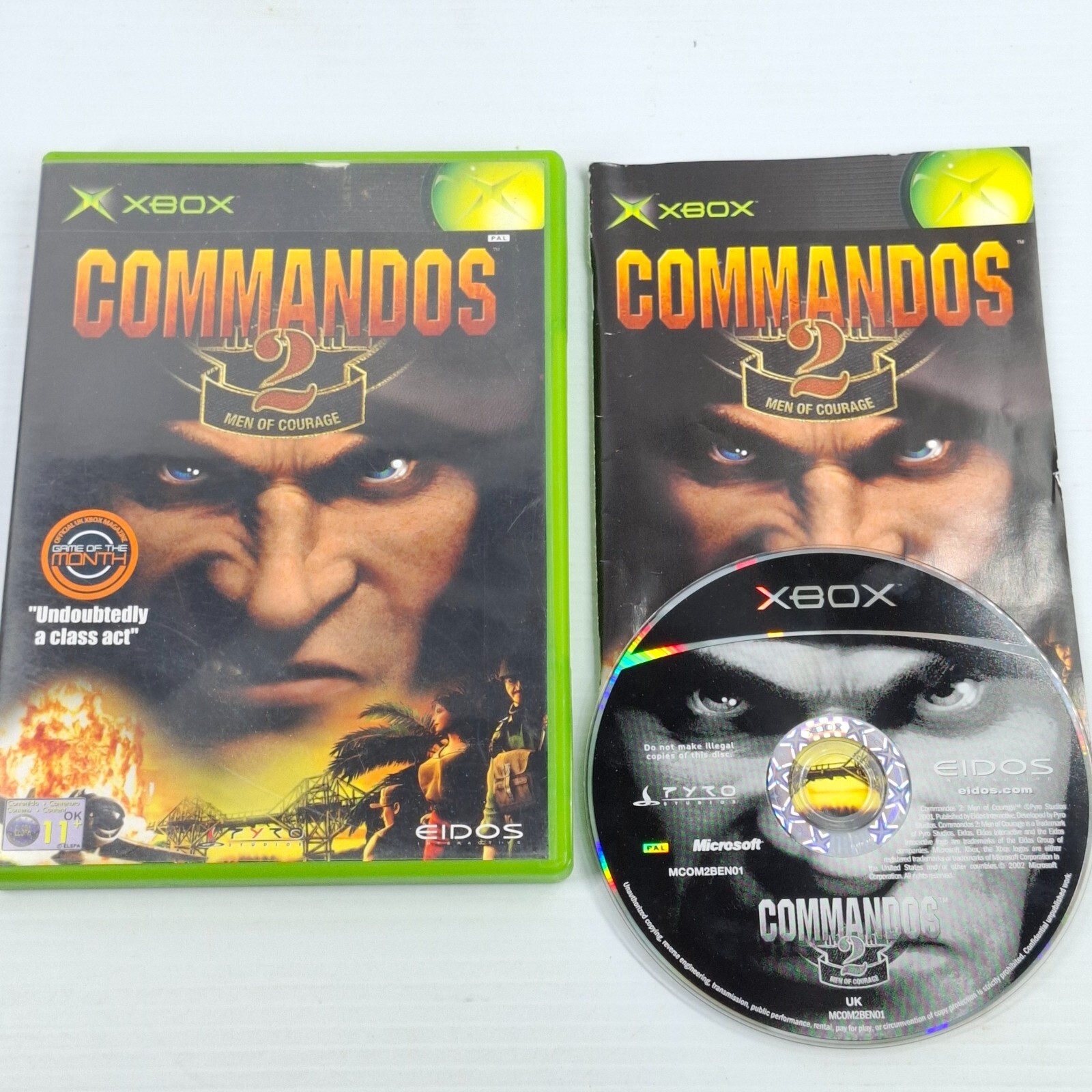 家庭用ゲームソフト Xbox - (PAL) COMMANDOS 2 : MEN OF COURAGE [XB] Commandos 2: Men of Courage + Manual -XBOX ORIGINAL