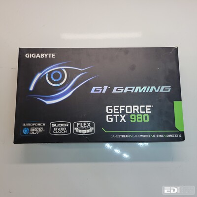 New Gigabyte GV-N980G1 4GB Nvidia GeForce GTX 980 GAMING-4GD 4GB