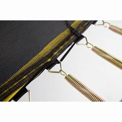 SkyBound Stratos Round Trampoline with Enclosure, Black, 12 diam. x 9H ft.