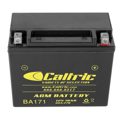 Caltric AGM Battery for Yamaha Kodiak 450 YFM450F 4WD 2003-2006 / 2018-2023