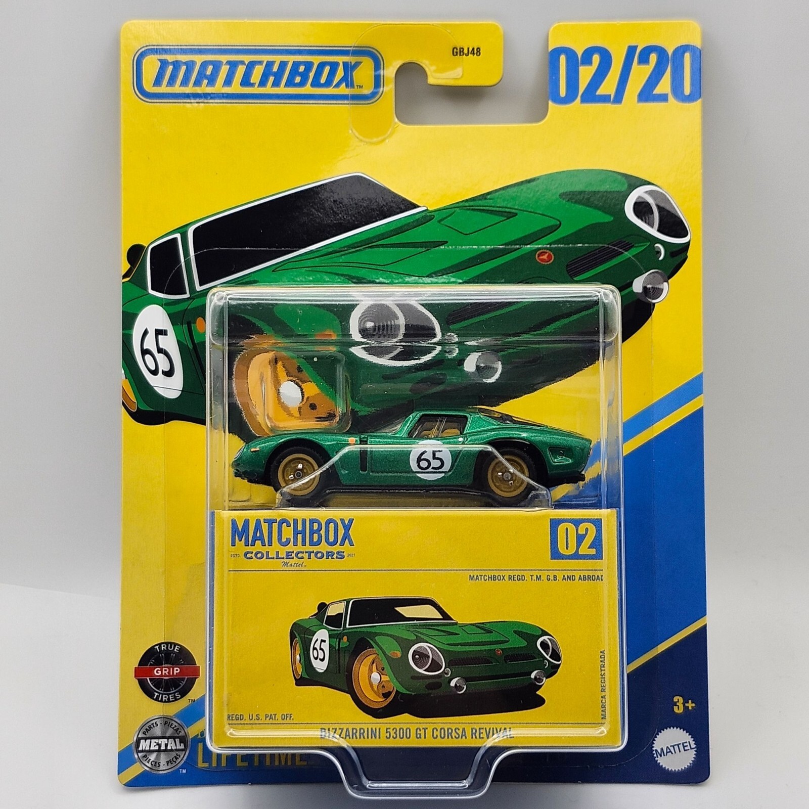 Matchbox Collectors Bizzarrini 5300 GT Corsa Revival Green