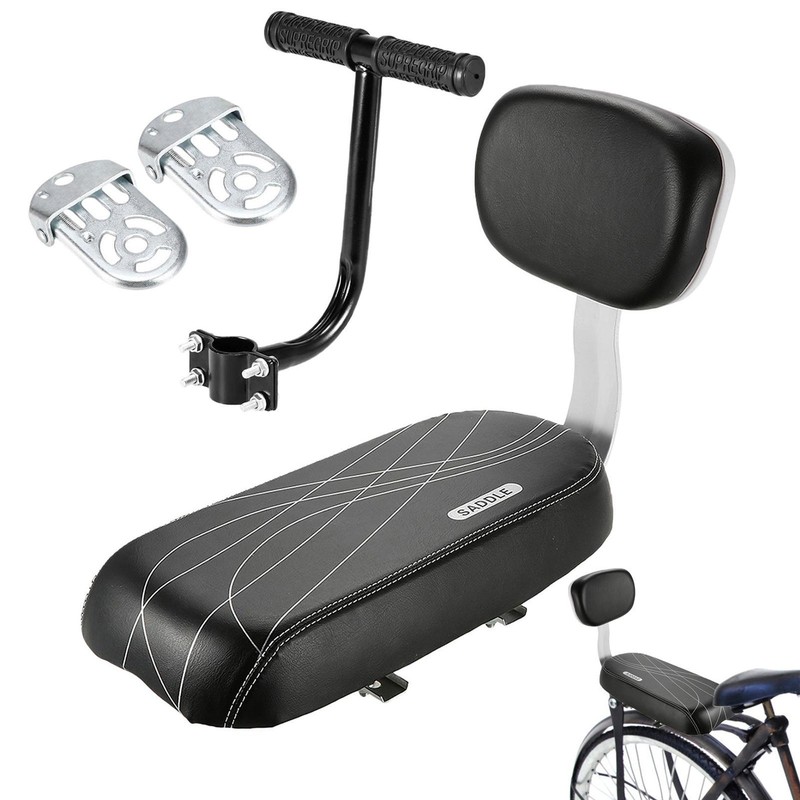 Bike Padded Rear Seat Child Safety Back Rest Chair Cushion A