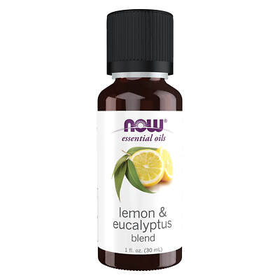 NOW FOODS Essential Oil 1 oz Lemon & Eucalyptus