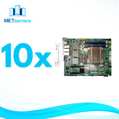 Lot of 10x Supermicro Intel Xeon E3-1200 v3 Mirco-ATX LGA1150 Motherboards