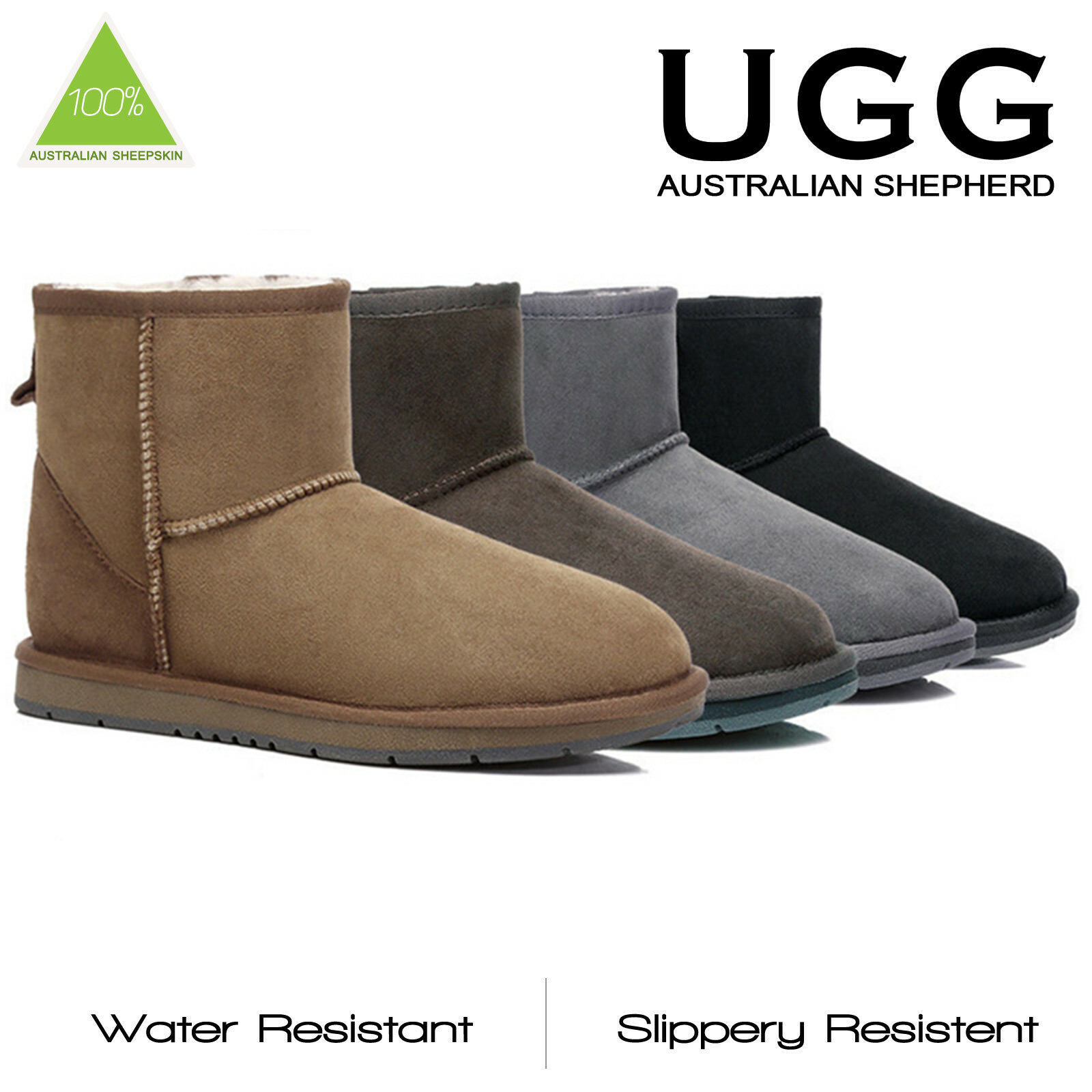 UGG Boots Premium Australian Sheepskin Mini Classic Water