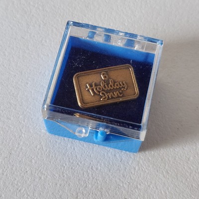 Holiday Inn Hotel 6 Years Employee Service Award Lapel Pin Vintage 