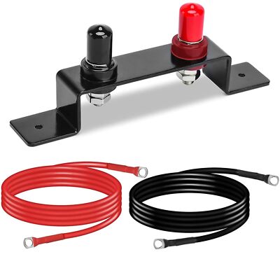 Battery Jump Post Copper Kit /W Battery Cable and Mounting Bracket Waterproof