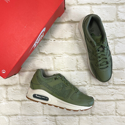 Nike Women's Air Max Command PRM ''Palm Green'' Croc Skin Running Shoes 718896-300