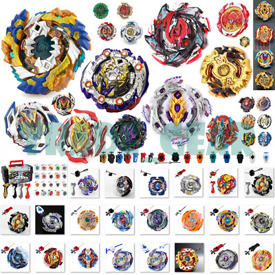 GOLD Zet Z Achilles Emperor Limited B-105 Beyblade BURST+Black Launcher B-119