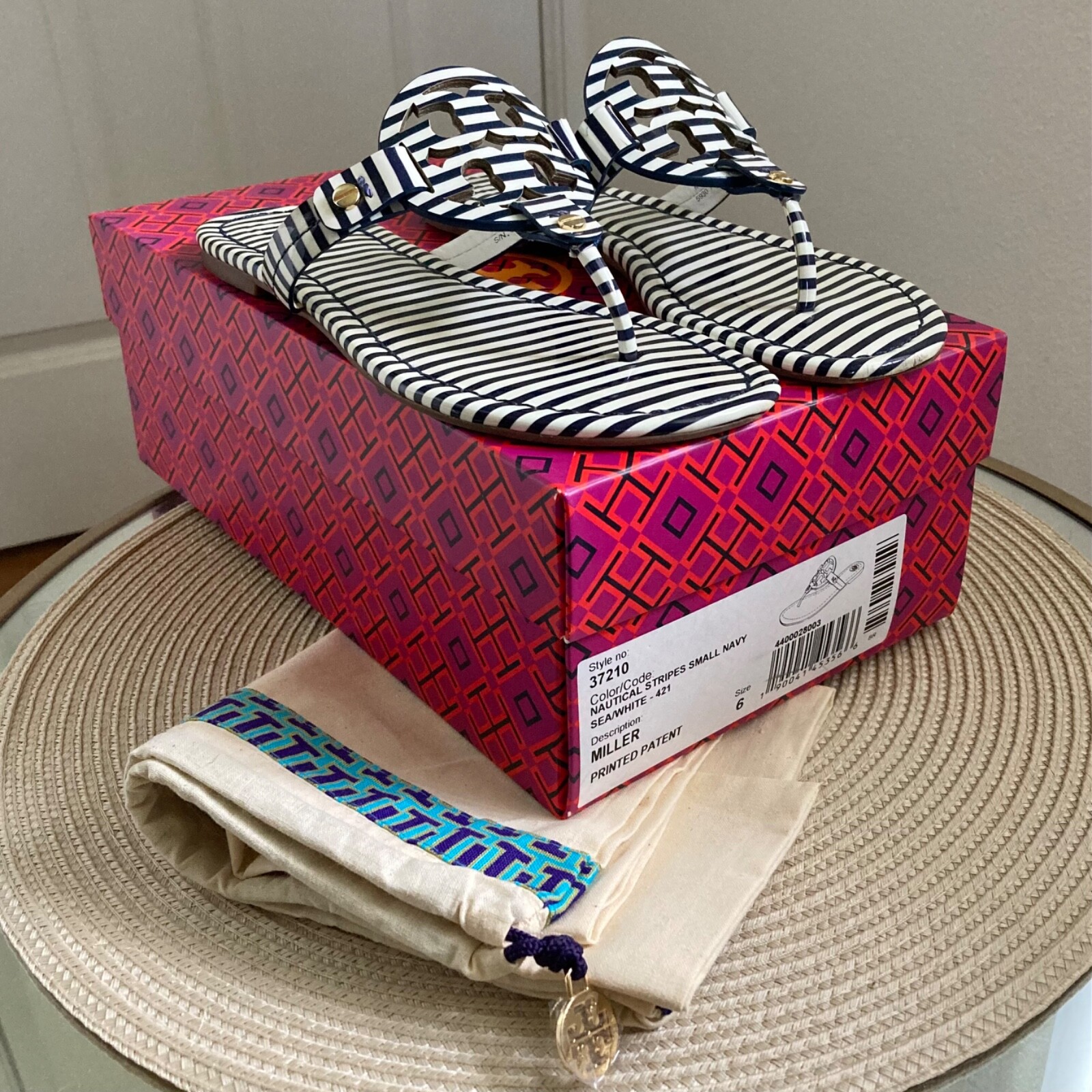 Tory burch miller nautical blue new arrivals