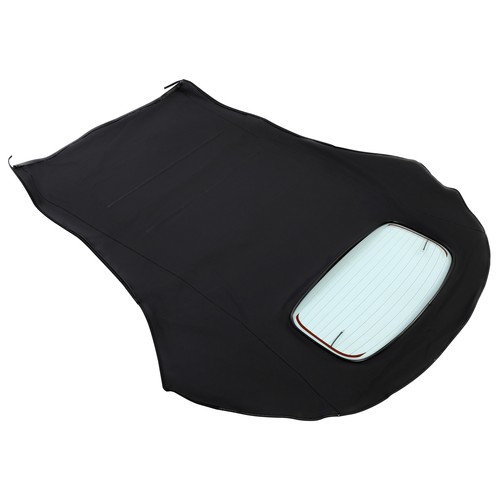 Black Convertible Soft Top Heated Glass Window For Volkswagen Beetle 2003-2010