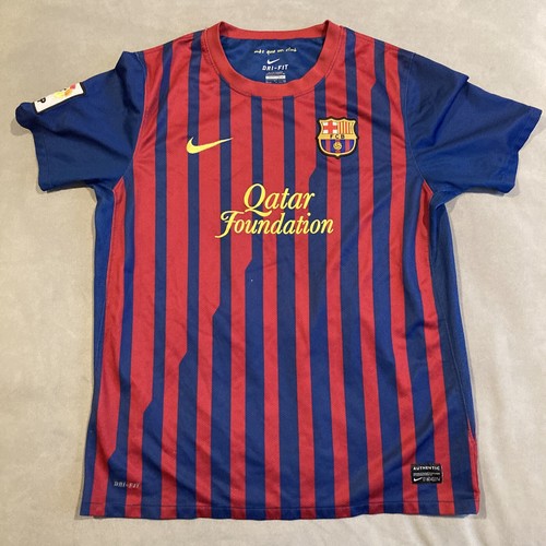 Nike Dri Fit - FCB - Barcelona Soccer Jersey - Red & Blue