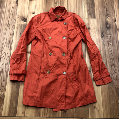 Michael kors orange trench coat cheap