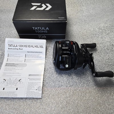 Daiwa TTU100HS 100HS Tatula 100 Baitcasting Reel, 7.1:1, Black - NEW