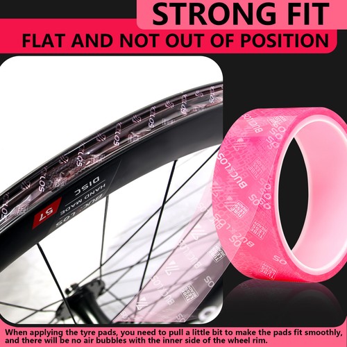 BUCKLOS Bicycle Tubeless Rim Tape 17/19/21/23/25/28/30/32/35mm*10M Wheel Tape