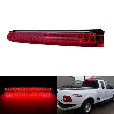 Fit Ford F150 Excursion LED 3rd Brake Light High Mount Tail Cargo Lamp Red Lens