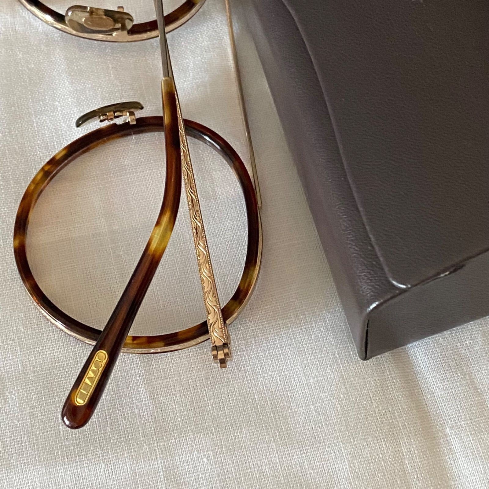 Pre-owned Oliver Peoples Mp-3-xl Sunglasses Tortoiseshell 46 □ 22 - 145 From Japan In Clear
