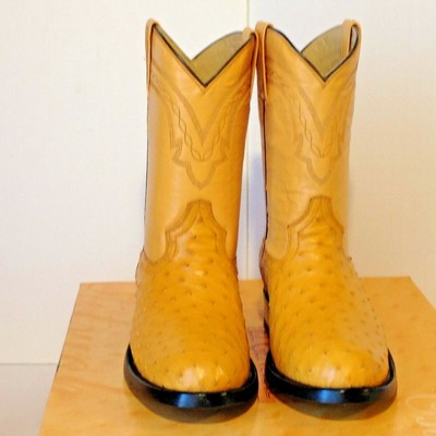 botas vaqueras piel de avestruz