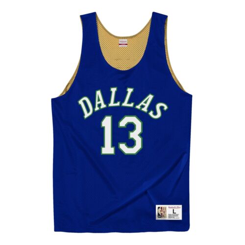 Мужская двусторонняя сетчатая майка Mitchell & Ness NBA Dallas Mavericks 2003 Steve Nash