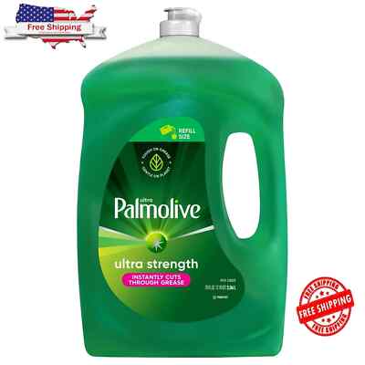 Palmolive Ultra Strength Liquid Dish Soap, Original Green - 70 Fluid Ounce NEW