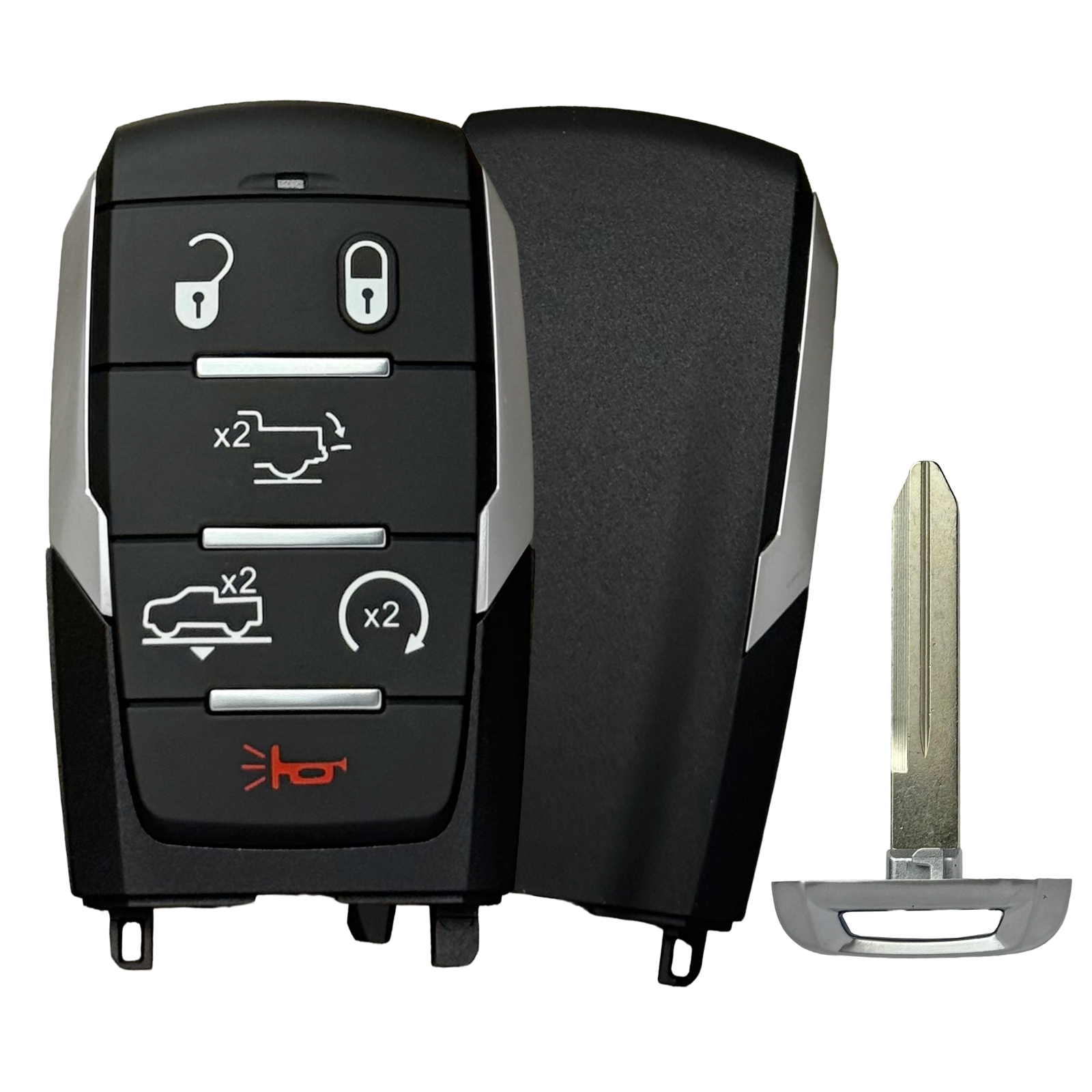 New Aftermarket 19-24 Ram 1500 Smart Key Fob Keyless Remote Tailgate Air Susp.