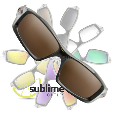 POLARIZED Dark Brown Replacement Lenses For Oakley Monster Pup ~ Bronze