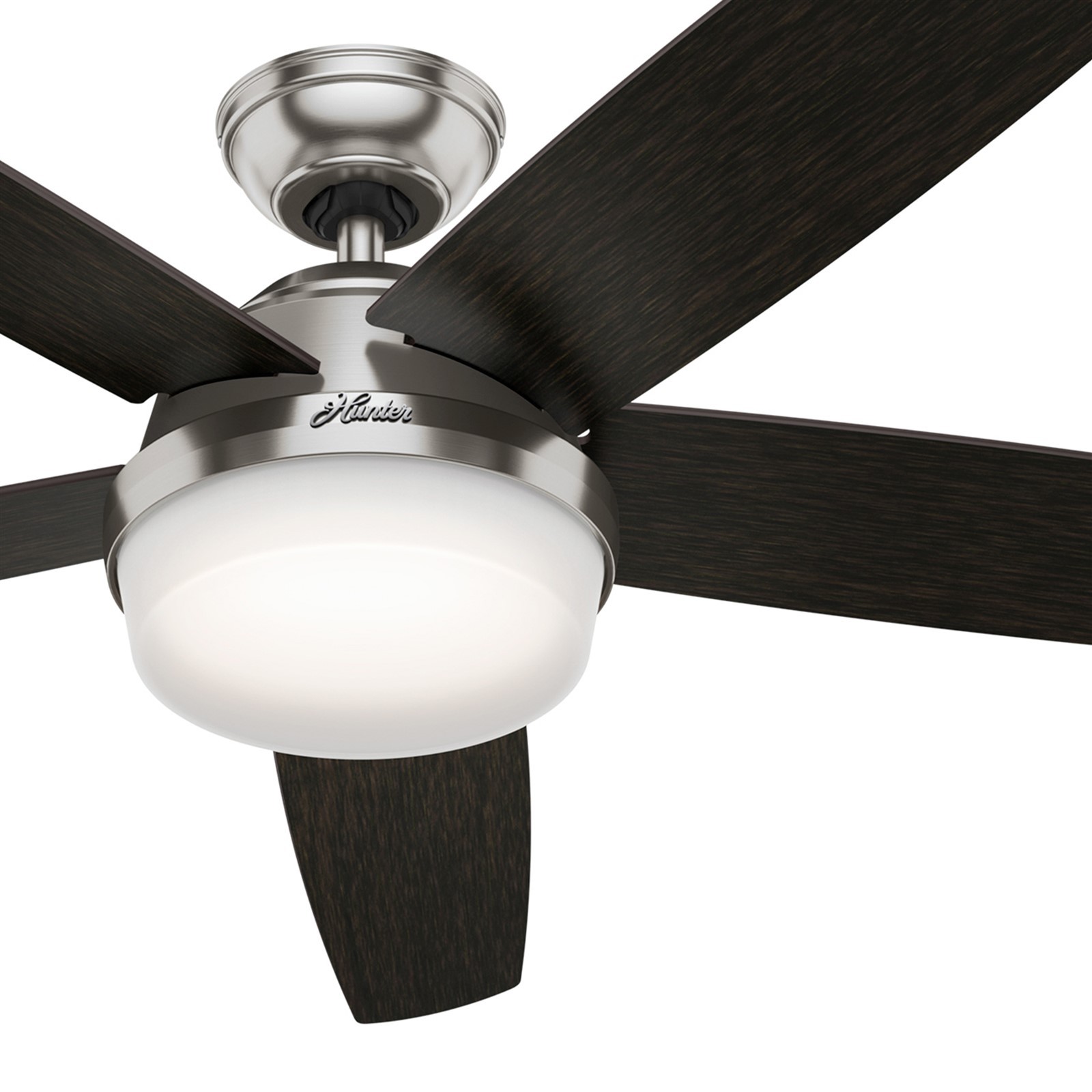 Hunter Fan 60 Inch Brushed Nickel Modern Led Ceiling Fan With